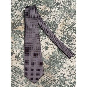 Brooks Basics Silk Necktie Made In USA Geometric